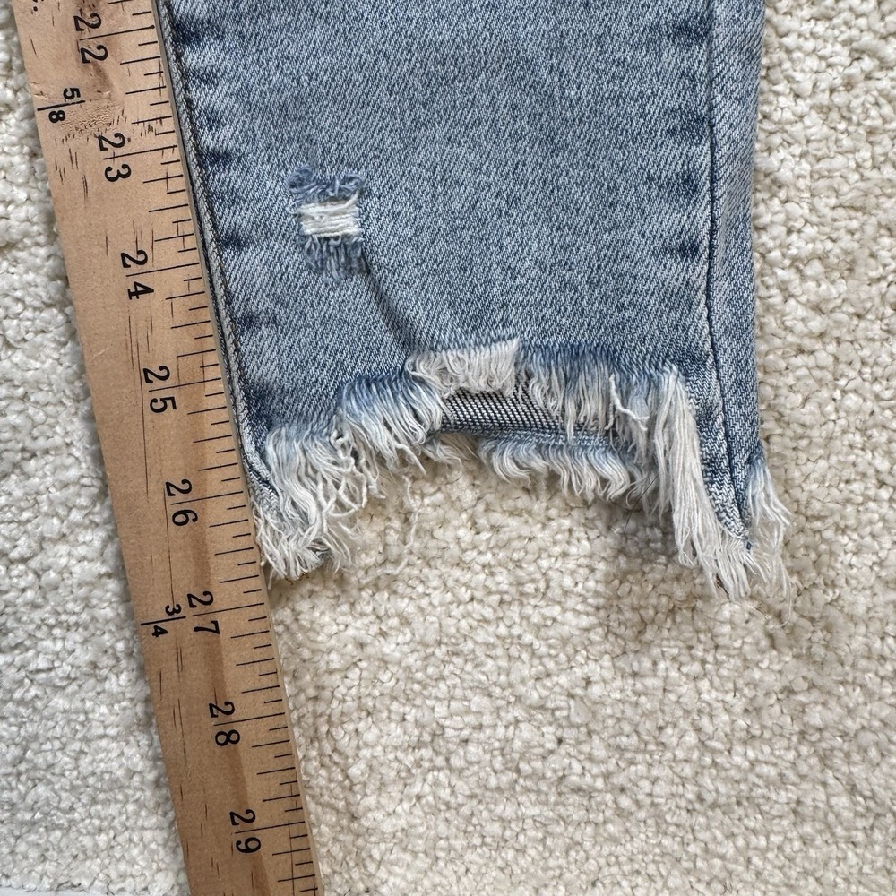 New Judy Blue Skinny Fit Jeans Sz 7/28(29x26.5) Light Wash High Waist Distressed - Picture 6 of 8